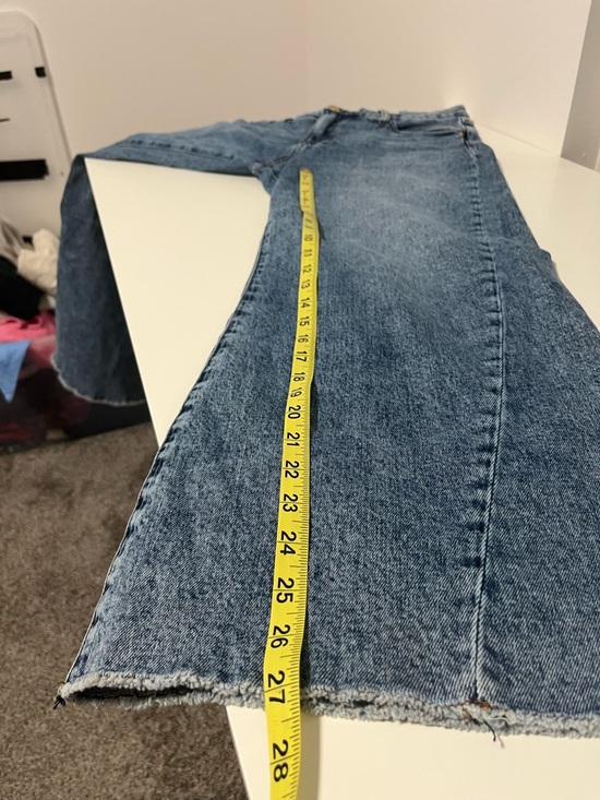 Kut From The Kloth Meg Fab Ab Wide Leg Blue Jeans 10 - Picture 10 of 10